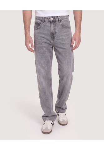Jean Loose Vintage  Para Hombre Gris Ostu Ostu