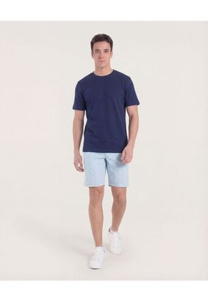 Bermuda  Para Hombre Regular Corto Color Azul Marca Ostu #60100488