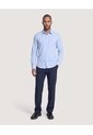Pantalón Formal Regular  Para Hombre Azul Ostu de Ostu