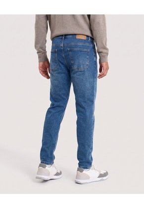 Jean Carrot Dirty  Para Hombre Azul Ostu