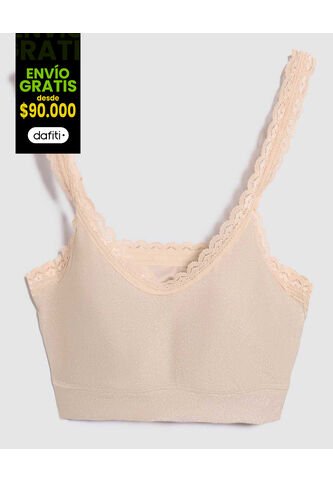 Top Para Mujer Top Color Piel Marca Ostu #40220383 Ostu