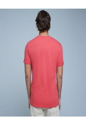 Camiseta Para Hombre Manga Corta Color Rojo Marca Ostu #60091214