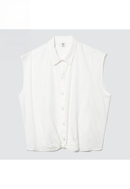 Camisa Para Mujer Manga Sisa Color Blanco Marca Ostu #40010169