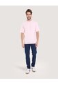 Camiseta Oversize Con Bolsillo  Para Hombre Rosa Ostu de Ostu