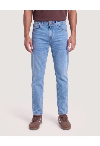 Jean Carrot Light Wash  Para Hombre Azul Ostu