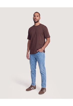 Jean Carrot Light Wash  Para Hombre Azul Ostu