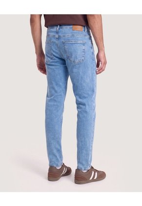 Jean Carrot Light Wash  Para Hombre Azul Ostu
