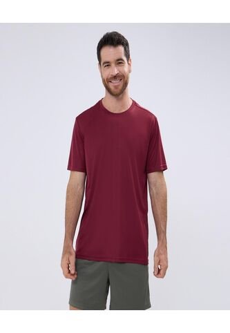 Camiseta Para Hombre Manga Corta Color Vino Marca Ostu #60091374 Ostu