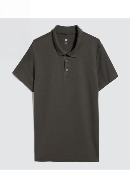 Polo Para Hombre Cuello Tejido Sin Bolsillo Color Verde  Marca Ostu #60110673