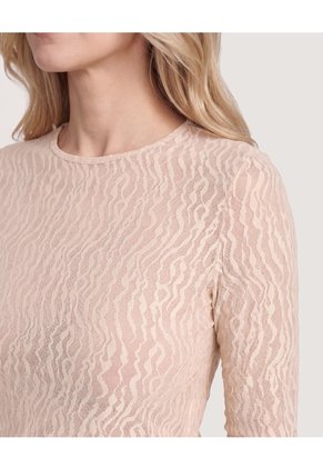 Camiseta Mesh Textura Orgánica Para Mujer Piel Ostu