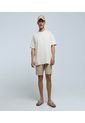 Camiseta Para Hombre Manga Corta Color Beige Marca Ostu #60091336 de Ostu