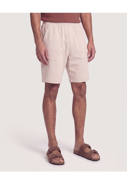 Bermuda Casual  Para Hombre Beige Ostu