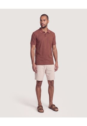 Bermuda Casual  Para Hombre Beige Ostu