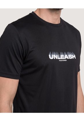 Camiseta Active Unleash Para Hombre Negro Ostu