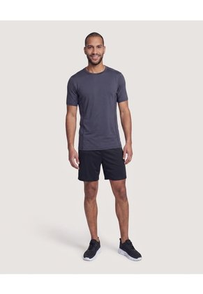 Bermuda Active Dry Para Hombre Negro Ostu