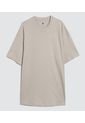 Camiseta Para Hombre Manga Corta Color Beige Marca Ostu #60091336 de Ostu