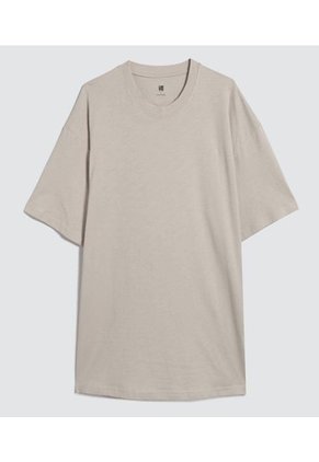 Camiseta Para Hombre Manga Corta Color Beige Marca Ostu #60091336