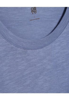 Camiseta Para Hombre Manga Corta Color Azul Marca Ostu #60091384