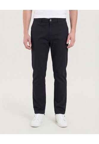 Pantalón  Para Hombre Chino Color Negro Marca Ostu #60070543 Ostu