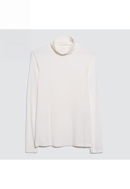 Camiseta Para Mujer Manga Larga Color Blanco Marca Ostu #40091976