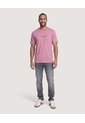 Camiseta Basica Con Screen  Para Hombre Rosa Ostu de Ostu