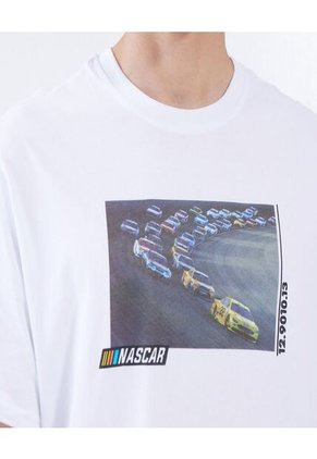 Camiseta Para Hombre Manga Corta Color Blanco Marca Ostu #60091013