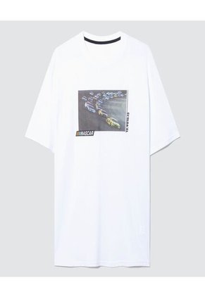 Camiseta Para Hombre Manga Corta Color Blanco Marca Ostu #60091013