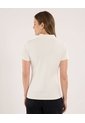 Polo Para Mujer Manga Corta Color Crudo Marca Ostu #40110181 de Ostu