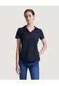 Polo Para Mujer Manga Corta Color Negro Marca Ostu #40110137 de Ostu