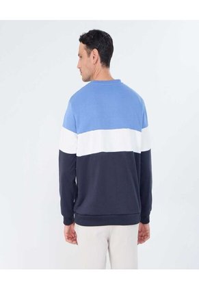 Buzo Para Hombre Cuello Redondo Color Azul Medio Marca Ostu #60060495