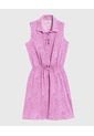 Vestido Infantil Niña M/Sisa Medio Color Morado Marca Ostu #90170072 de Ostu