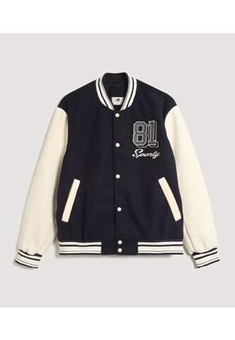Chaqueta Para Hombre Bomber Color Azul Marca Ostu #60080176 Ostu