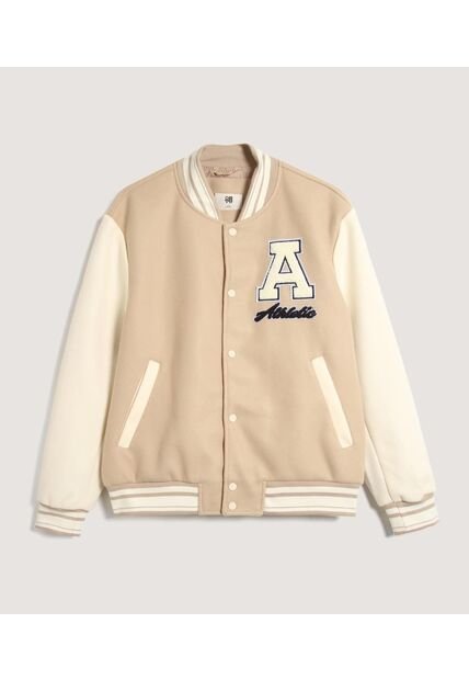 Chaqueta Para Hombre Bomber Color Beige Marca Ostu #60080176