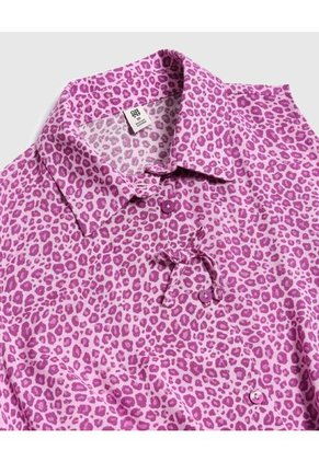 Vestido Infantil Niña M/Sisa Medio Color Morado Marca Ostu #90170072