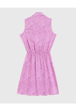 Vestido Infantil Niña M/Sisa Medio Color Morado Marca Ostu #90170072