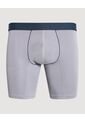 Boxer Para Hombre Filete Medio Microfibra Color Gris Marca Ostu #60000524 de Ostu