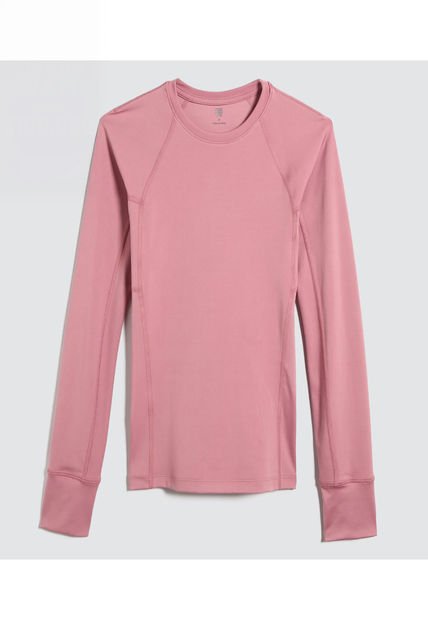 Camiseta Para Mujer Manga Larga Color Rosa Marca Ostu #40092092