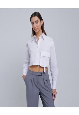 Camisa Para Mujer Manga Larga Color Blanco Marca Ostu #40010235 Ostu