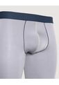 Boxer Para Hombre Filete Medio Microfibra Color Gris Marca Ostu #60000524 de Ostu