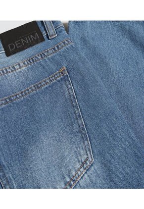 Jean Para Hombre Regular Color Azul Medio Marca Ostu #60160366