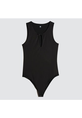 Body Mujer Ostu M/S Negro Poliéster 40200115-10 Ostu