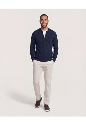 Saco  Para Hombre Cuello Alto O Cuello Tortuga Color Azul Marca Ostu #60330048