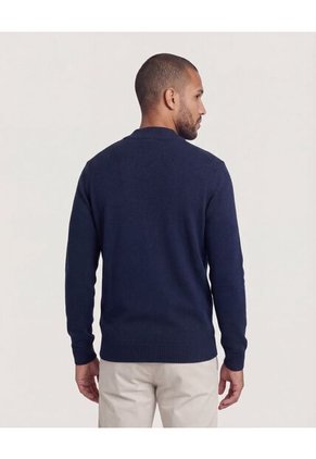 Saco  Para Hombre Cuello Alto O Cuello Tortuga Color Azul Marca Ostu #60330048