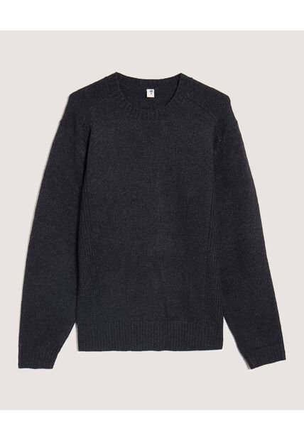 Saco Tejido  Para Hombre Negro Ostu