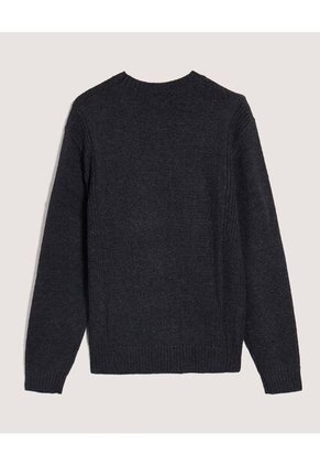 Saco Tejido  Para Hombre Negro Ostu