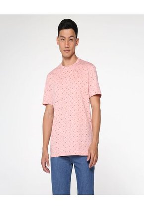 Camiseta Para Hombre Manga Corta Color Rosado  Marca Ostu #60090855