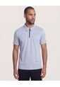 Polo  Para Hombre Cuello Maquina Sin Bolsillo Color Gris Marca Ostu #60110829 de Ostu