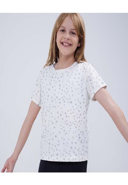 Blusa Para Niña Manga Sisa Color Crema Marca Ostu #90120045