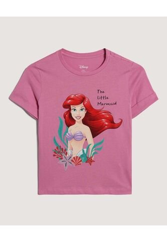 Camiseta Estampado De La Sirenita  Infantil Niña #90090238 Ostu