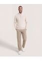 Saco  Para Hombre Cuello Alto O Cuello Tortuga Color Beige Marca Ostu #60330049 de Ostu